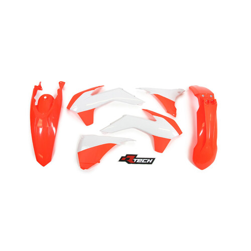 Rtech KTM Neon Orange Plastic Kit EXC-F 250-350-450-500 2014-2016 (with Airbox Covers)