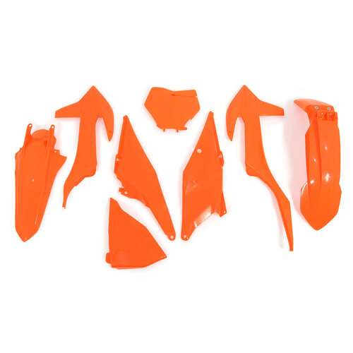 Rtech KTM Orange Plastic Kit XC-F 250-350-450 2019-2020 (with Left Airbox Cover)