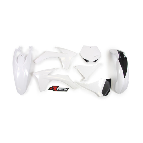 Rtech KTM White Plastic Kit SX 250 2011 (with Airbox Cover)