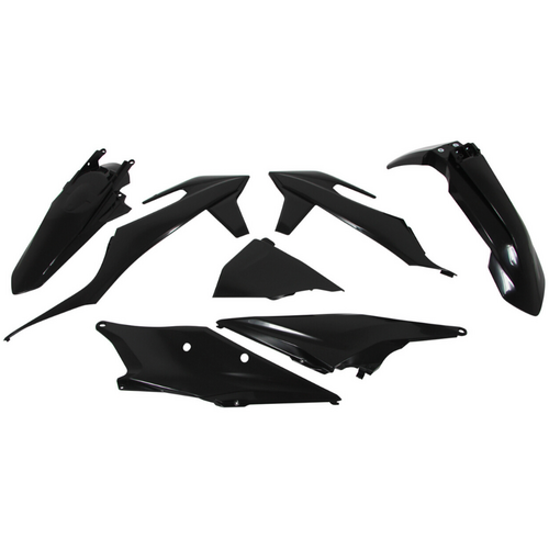 Rtech KTM Black Plastic Kit XC-F 250-350-450 2020 (with Left Airbox Cover)