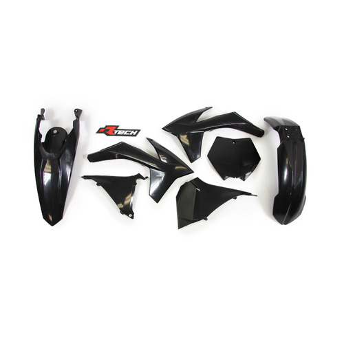 Rtech KTM Black Plastic Kit SX 250 2011 (with Airbox Covers)