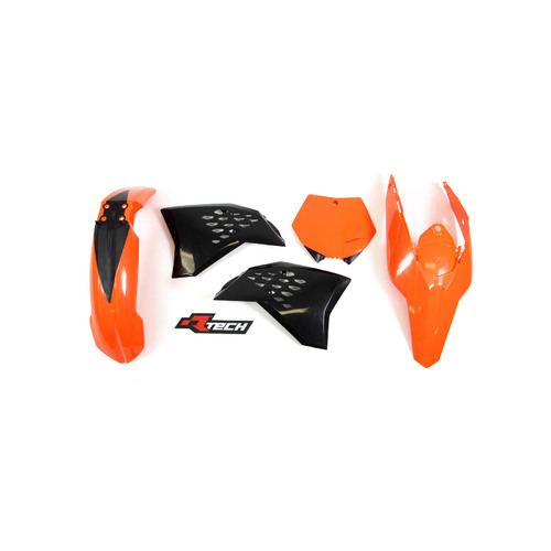 Rtech KTM OEM (2009-2010) Plastic Kit EXC-F 250-450-525-530 2008-2011 