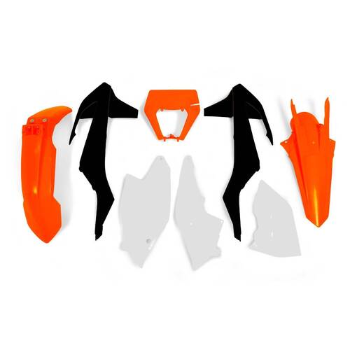 Rtech KTM OEM (2018) Plastic Kit XC-W 250-350-450-500 2017-2019 (with Headlight Plastic and Left Airbox Cover)