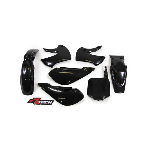 Rtech Kawasaki Black Plastic Kit KX 65 2001-2020