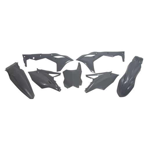 Rtech Kawasaki Quantum Grey Plastic Kit KXF 250 2017-2020