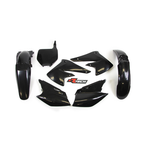 Rtech Kawasaki Black Plastic Kit KXF 250 2004-2005