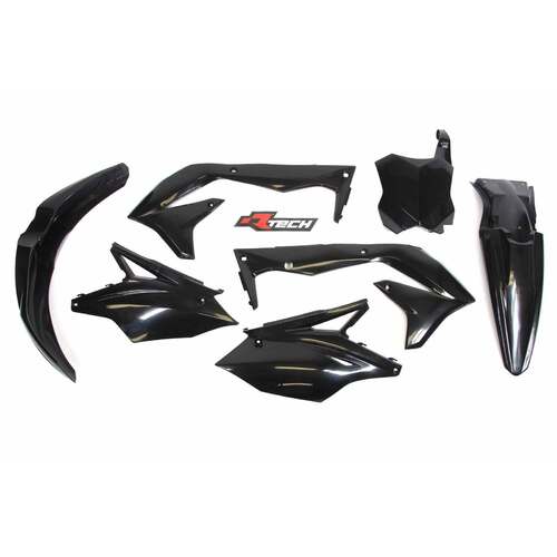 Rtech Kawasaki Black Plastic Kit KXF 450 2016-2018