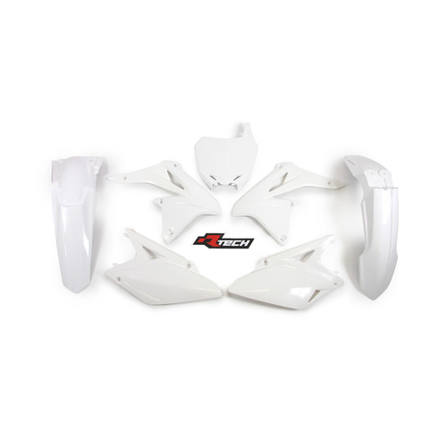 Rtech Suzuki White Plastic Kit RMZ 250 2010-2018