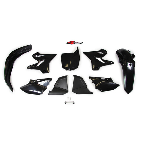 Rtech (Re-Style) Yamaha Black Plastic Kit YZ 250 2002-2019