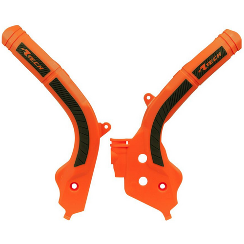 Rtech KTM Orange/Black Frame Protectors 300 EXC 2017-2019