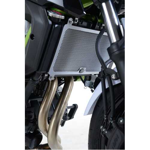 R&G RADIATOR GUARD BLACK - KAWASAKI Z 650, NINJA 650 '17-