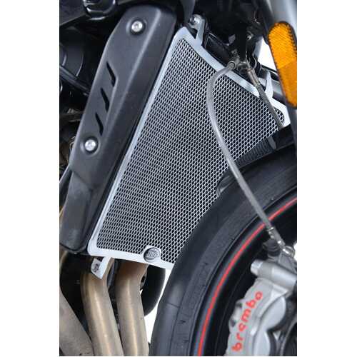 R&G Radiator Guard BLK- Triumph Street Triple 765 RS/R/S '17