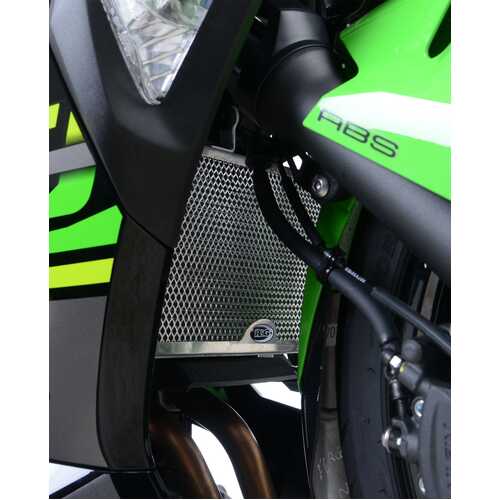 Radiator Guard Alloy, Black Ninja 400