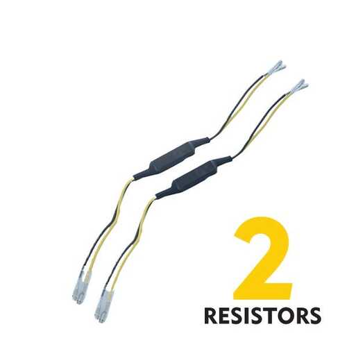 Resistors (pair) 4W,(recommended 790 Duke micro indicators)