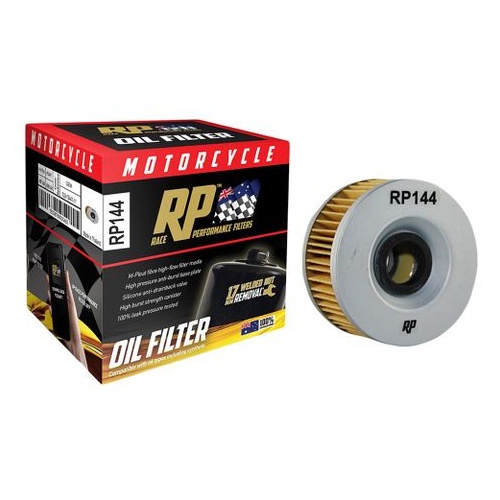 Race Performance Motorcycle Oil Filter - RP144