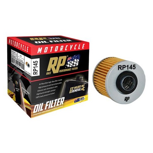 Race Performance Motorcycle Oil Filter - RP145