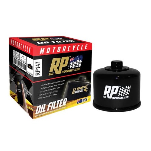 Race Performance Motorcycle Oil Filter - RP147