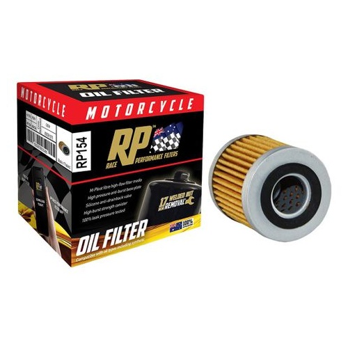 Race Performance Motorcycle Oil Filter - RP154