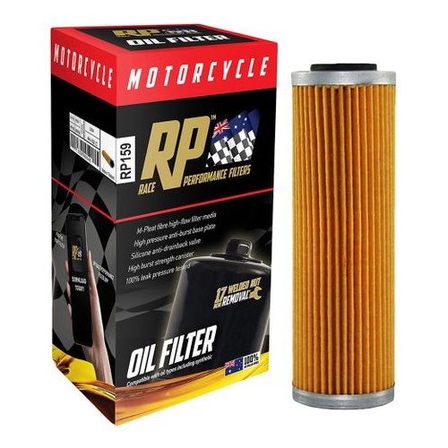 Race Performance Motorcycle Oil Filter - RP159