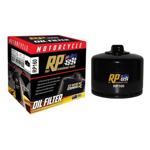 Race Performance Motorcycle Oil Filter - RP160