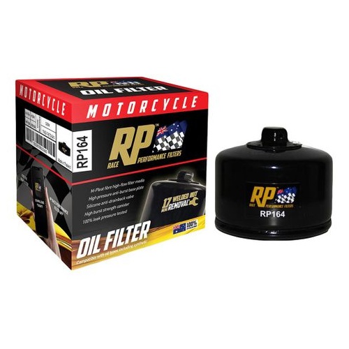 Race Performance Motorcycle Oil Filter - RP164