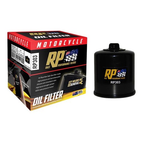 Race Performance Motorcycle Oil Filter - RP303