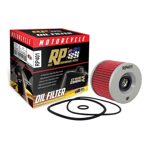 Race Performance Motorcycle Oil Filter - RP401