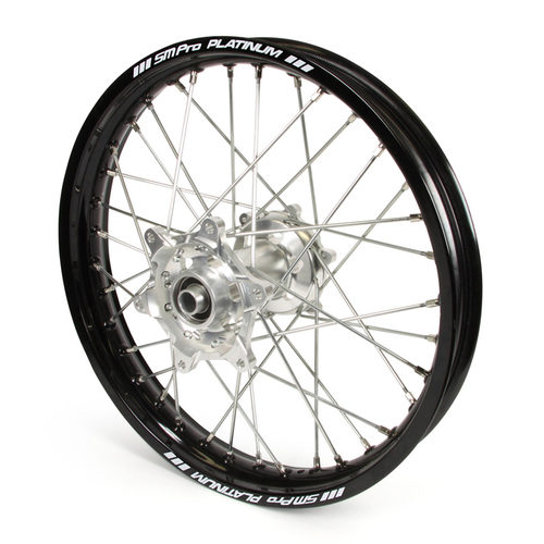 KTM SM Pro / Platinum SNR MX Black Rim / Silver Hub Replacement Rear Wheel EXC-EXC-F 250-300-350-450-500 2003-2017 (18*2.15)