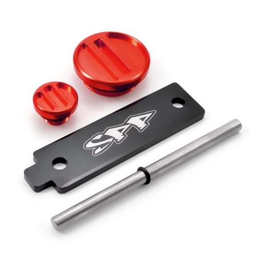 SPP Engine Plug Kawasaki KX250F 04-07 Suzuki RMZ250 Red