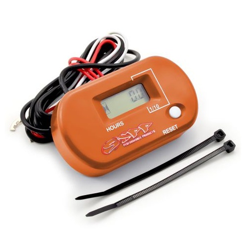 SPP Hour Meter With Reset Orange