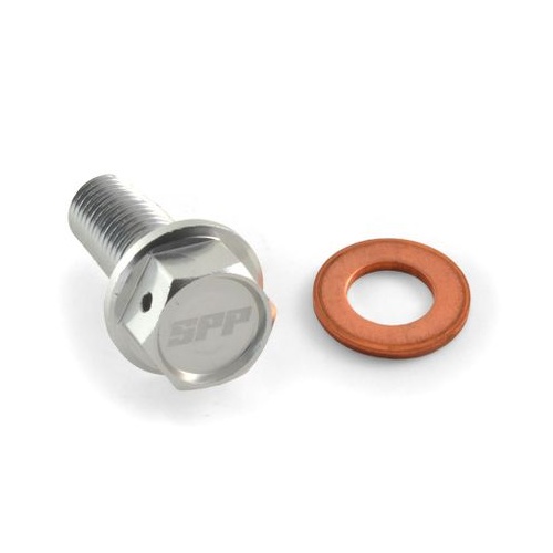 SPP Oil Drain Bolt Honda CRF250R/X Silver