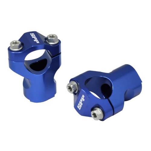 SPP Handlebar Clamp Riser Mount 28.6mm Blue