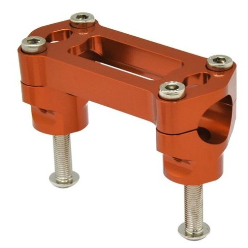 SPP Handlebar Clamp Riser Mount 28.6mm Orange