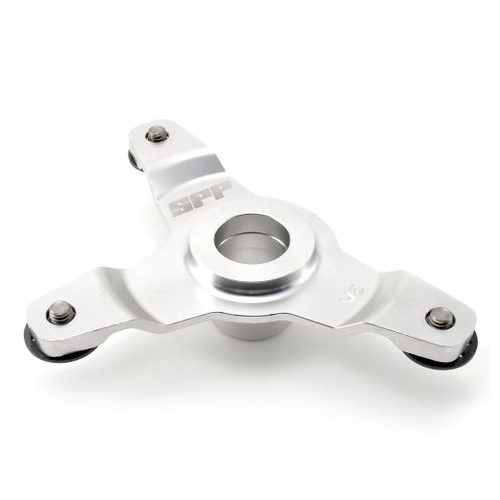 SPP Disc Guard Mount Kawasaki KX125-450/F Silver