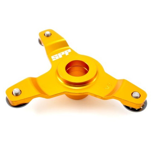 SPP Disc Guard Mount Kawasaki KX125-450/F Gold