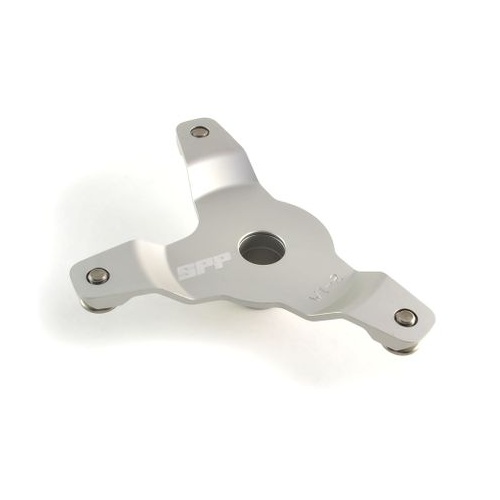 SPP Disc Guard Mount Honda CRF150R Silver