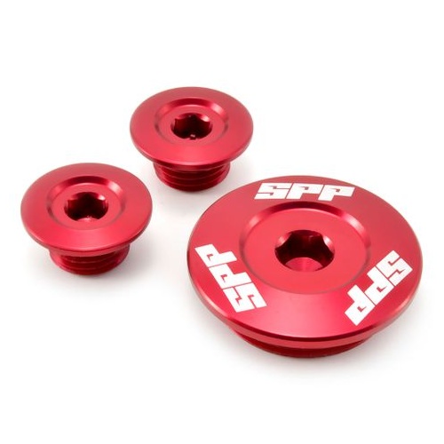 SPP Engine Plug Honda CRF250R/X Red