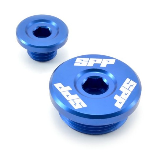 SPP Engine Plug Kawasaki KX250F Suzuki RMZ250 Blue