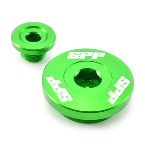 SPP Engine Plug Kawasaki KX250-450/F Klx450 Green