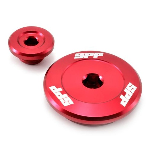 SPP Engine Plug Yamaha YZ250-450F/Fx Wr250-450F Red