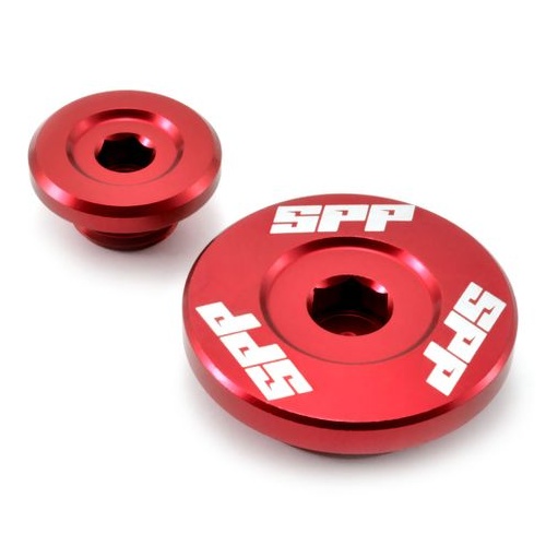 SPP Engine Plug Yamaha YZ450F Yfz450R Wr250-450F Red