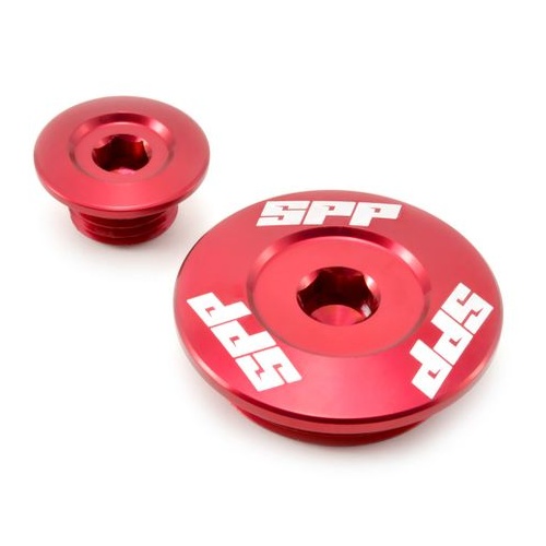 SPP Engine Plug Honda CRF150-450R/X Trx400-450 Red