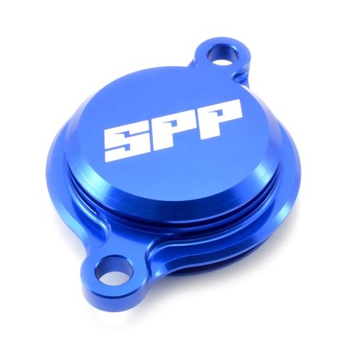 SPP Oil Filter Cover Yamaha YZ250-450F/Fx Wr250-450F Blue