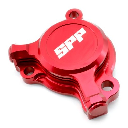 SPP Oil Filter Cover Yamaha YZ250-450F Wr250-450F Gas Gas Ec250-450 Red