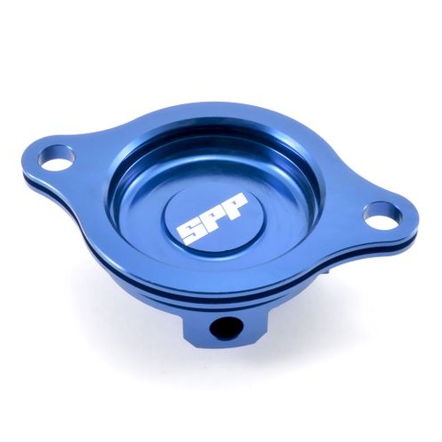 SPP Oil Filter Cover Honda CRF450R/X Trx450 Blue