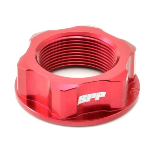 SPP Steering Stem Nut Various Honda Kawasaki Suzuki 50-500 Red