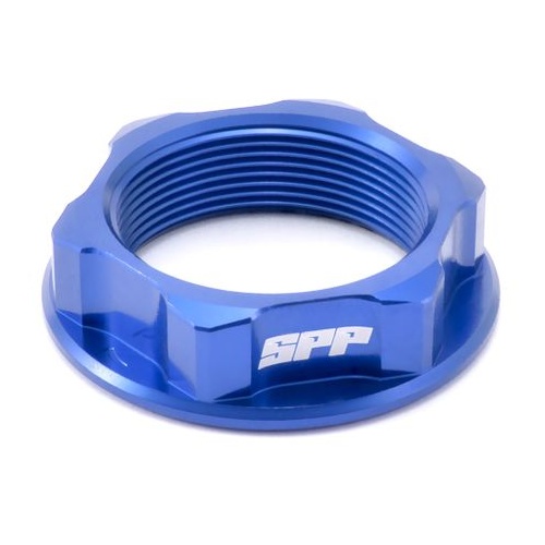 SPP Steering Stem Nut Honda Cr250R CRF250-450R/X Blue