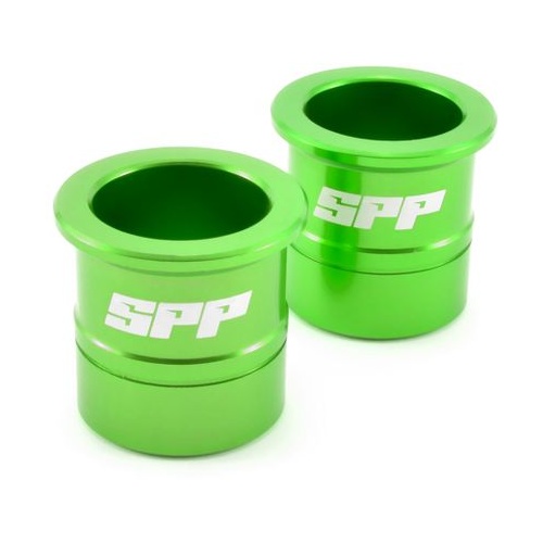 SPP Front Wheel Spacer Kawasaki KX125-450F Green