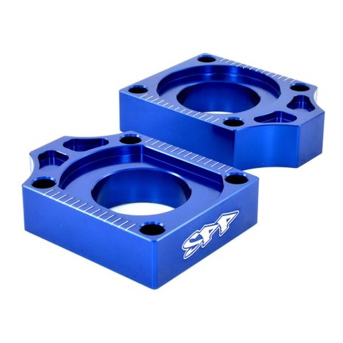 SPP Axle Block Various Yamaha Blue