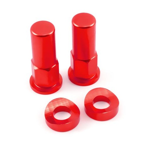 SPP Rim Lock Nuts Red